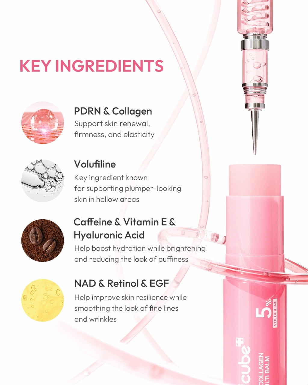 PDRN Pink Collagen Volume Multi Balm Stick