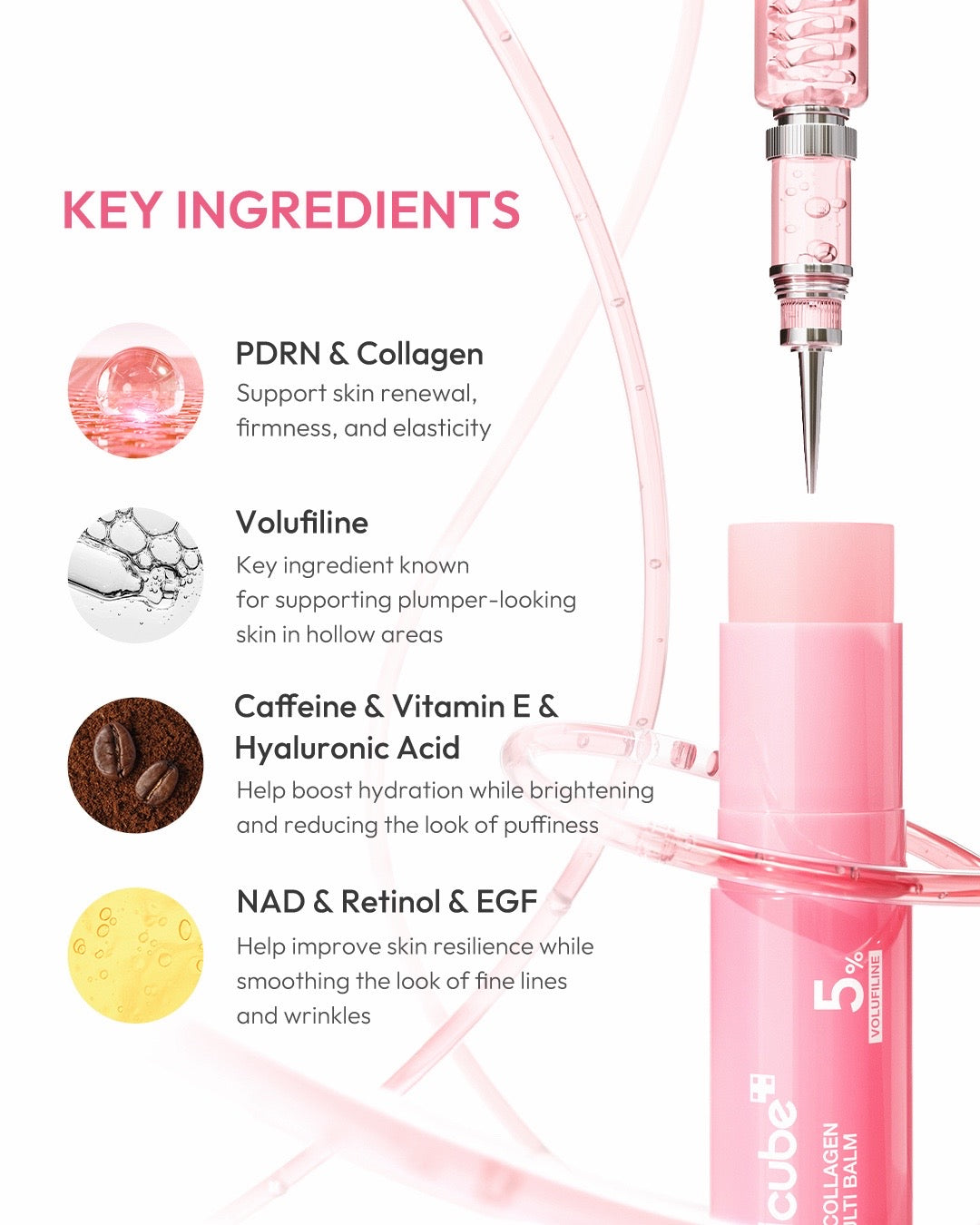 PDRN Pink Collagen Volume Multi Balm Stick